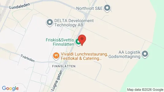 Kliniklokaler att hyra i Västerås - kort over placeringen