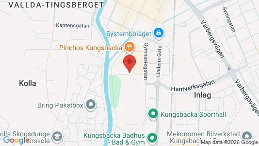 Kliniklokaler att hyra i Kungsbacka - kort over placeringen