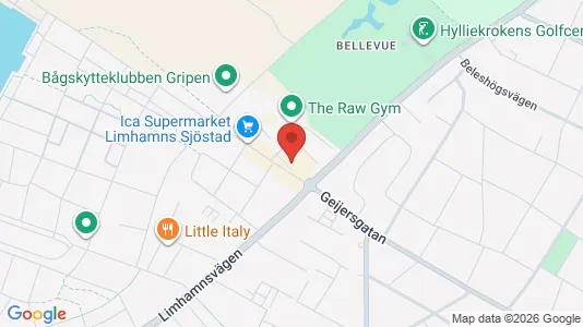 Kontorslokaler att hyra i Limhamn/Bunkeflo - kort over placeringen