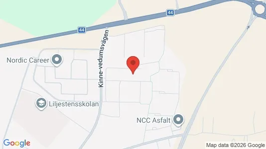 Kliniklokaler att hyra i Götene - kort over placeringen